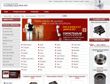 Tablet Screenshot of comenzipieseauto.ro